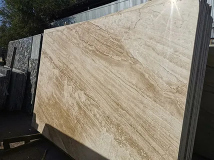 تصویر 3 از سنگ تراورتن طرق محصولی طبیعی با مقاومت بالا در برابر شرایط محیطی